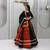 Black Color Real mirror work Silk Blend Navratri Lahenga Choli Set