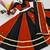 Black Color Real mirror work Silk Blend Navratri Lahenga Choli Set