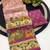 Multicolor digital print zarna silk blend saree with blouse