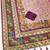 Multicolor digital print zarna silk blend saree with blouse