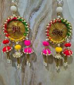 traditional handmade decorative home wall hanging for elegant decor home hanging decoration (pack of 2