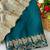 Rama zari embroidery work star georgette saree with blouse