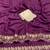 Wine zari embroidery work star georgette saree with blouse