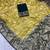 Lemon tapela dying dola silk blend saree with blouse