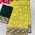 Lemon tapela dying dola silk blend saree with blouse