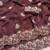 Maroon zari embroidery work crunchy saree with blouse