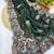 Mehndi zari embroidery work crunchy saree with blouse