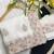White zari embroidery work crunchy saree with blouse