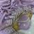 Levender coding embroidery work crunchy saree with blouse
