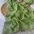 Pista coding embroidery work crunchy saree with blouse
