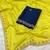 Lemon yellow zari embroidery work crunchy saree with blouse