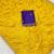 Mustard zari embroidery work crunchy saree with blouse
