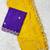 Mustard zari embroidery work crunchy saree with blouse