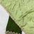 Pista zari embroidery work crunchy saree with blouse