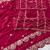 Cherry mirror & embroidery work georgette saree with blouse