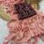 Gajari foil work moss chiffon saree with blouse