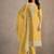 Yellow organza festival pant style readymade suit