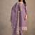 Lavender organza festival pant style readymade suit