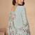 Chinon embroidered sky blue palazzo style readymade suit