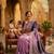Levender tapela dying dola silk blend saree with blouse