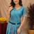 Rama linen jacuard bird motif work bird saree with unstitched blouse piece