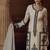 Off white embroidered chinon silk readymade salwar kameez