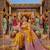 Mustard tapela dying dola silk blend saree with blouse