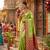 Pista tapela dying dola silk blend saree with blouse