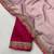Levender multicolor sequece embroidery work moss chiffon saree with blouse