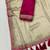 Chikoo multicolor sequece embroidery work moss chiffon saree with blouse