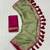 Pista multicolor sequece embroidery work moss chiffon saree with blouse