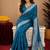 Rama art silk blend banarasi jacuard work pethani saree with unstitched blouse piece