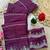 Wine zari embroidery work star georgette saree with blouse