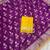 Purple hand dying & embroidery lace dola silk blend saree with blouse