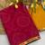 Pink mill print & embroidery lace georgette saree with blouse