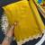 Gold multicolor sequece embroidery work jimmy choo saree with blouse