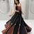 Black Heavy Hand latkan & Ajrak print Cotton Navratri Lahenga Choli Set