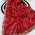 Red multicolor sequece embroidery work rangoli saree with blouse