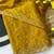 Yellow multicolor sequece embroidery work rangoli saree with blouse