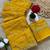 Yellow multicolor sequece embroidery work rangoli saree with blouse