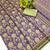 Multicolor digital print zarna silk blend saree with blouse