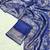 Blue top dyed weaving soft silk blend saree with blouse