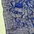 Blue top dyed weaving soft silk blend saree with blouse