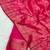 Pink top dyed weaving soft silk blend saree with blouse