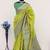 Green top dyed weaving soft silk blend saree with blouse