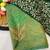 Pista foil work twill net saree with blouse