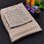 Chikoo multicolor sequece embroidery work moss chiffon saree with blouse