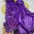 Purple zharkan stone work fendy chiffon saree with blouse