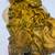 Mustard zharkan stone work fendy chiffon saree with blouse