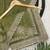 Mehndi zari embroidery work crunchy saree with blouse